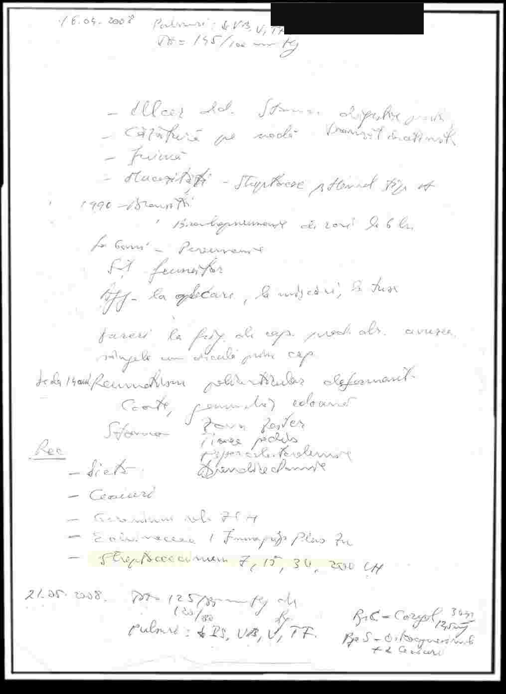 Buletin de analize — ASLO, după tratament